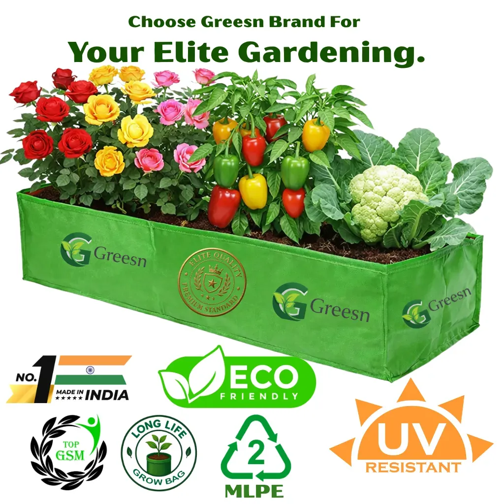 Top Quality MLPE 24x12x12 Inch Rectangle Grow Bag for Thriving Plants