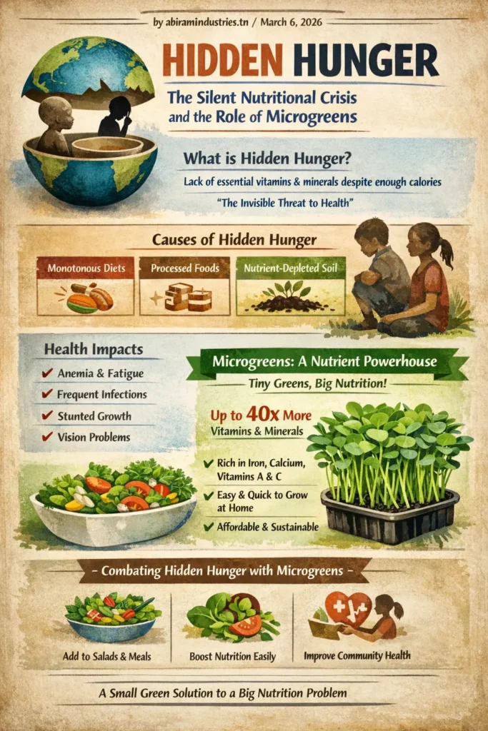 Hidden Hunger The Silent Nutritional Crisis and the Role of Microgreens