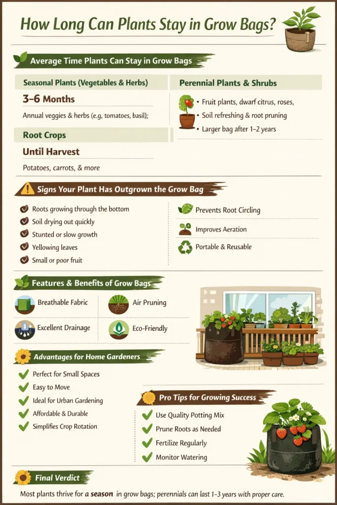 How-Long-Can-Plants-Stay-in-Grow-Bags 2026-Tips
